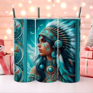 Indigenous Woman 20oz Stainless Steel Tumbler